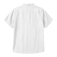 thumbnail image 4 of LIaqionyy Men's Shirt Buttons down Short Sleeve Lightweight Summer Casual Tees Vacation Beach Tops Clothes, 4 of 5
