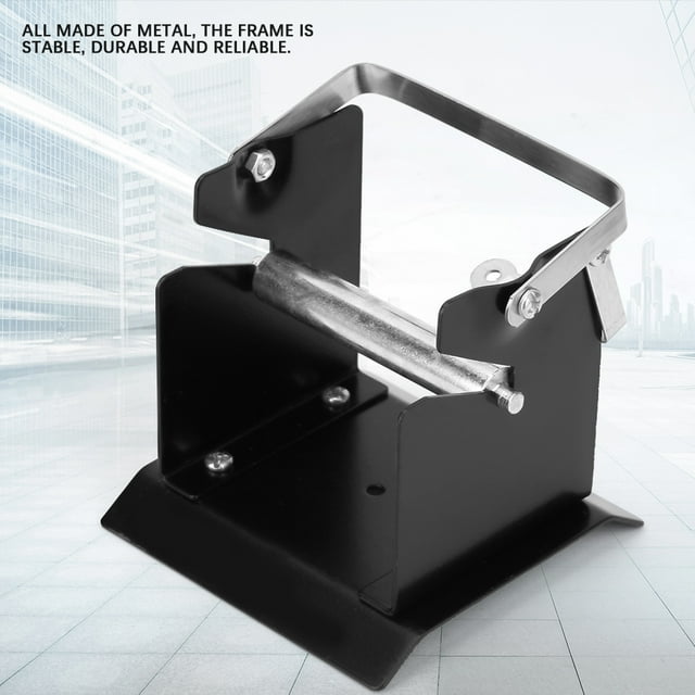 Soldering Iron Holder, Welding Wire Roll Base Soldering Stand, Solder Dispenser with Carrying Handle, for Production Line and Maintenance Room