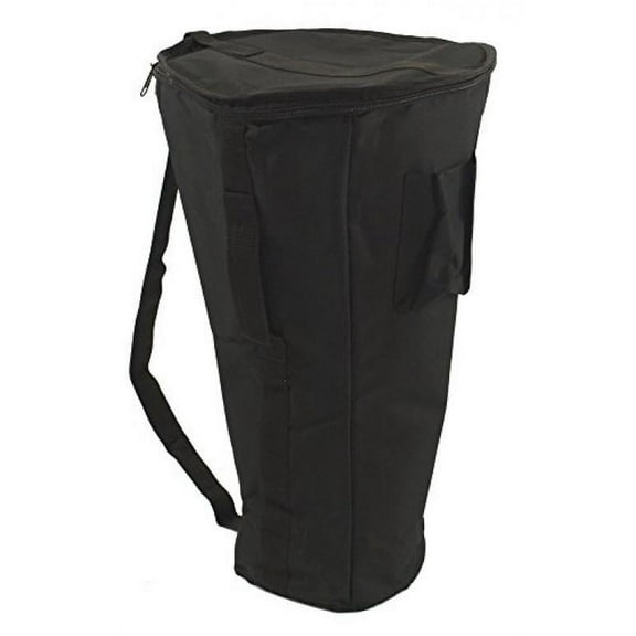 Deluxe PADDED DJEMBE Latin Drum Carry Case Gig BAG - BLACK percussion gear New