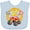 Blue, variant on Inktastic Monster Truck 2nd birthday Boys or Girls Baby Bib