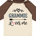 thumbnail image 4 of Inktastic Grammie Loves Me Arrow Childs Boys or Girls Long Sleeve Baby Bodysuit, 4 of 5