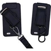 Premium Holster (with Belt Clip/Metal Loop/Lanyard/Carabiner) for Dexcom G7 (Black)