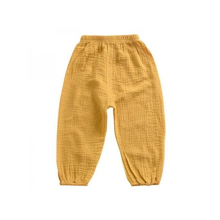 

Ropalia Baby Cotton Loose Harem Pants Boys Girls Trousers