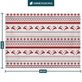 thumbnail image 4 of PAVILIA Christmas Throw Blanket | Holiday Christmas Reindeer Snowflakes Fleece Blanket | Soft, Plush, Warm Winter Cabin Throw,60x80 (White Reindeer), 4 of 9