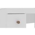 thumbnail image 3 of Boahaus Mary Modern Vanity Table, White Finish, for Bedroom, 3 of 4