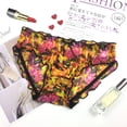 thumbnail image 2 of Bigersell Womens Long Underwear Clearance Crotchless Panties Lingerie Briefs Panty Style P-909 Polyester Bikini Panties Ladies Thongs Briefs High Waist Women's Panties Multicolor One Size, 2 of 2