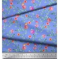 thumbnail image 3 of Soimoi Rayon Fabric Leaves & Floral Decor Fabric Printed Yard 42 Inch Wide, 3 of 3