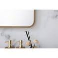thumbnail image 4 of Soft corner metal rectangular mirror 24x36 inch in Brass, 4 of 5