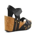 thumbnail image 3 of Sandalias con plataforma Exterior Piel vegana Color Negro Para Mujer De RBCOLLECTION, 3 of 3
