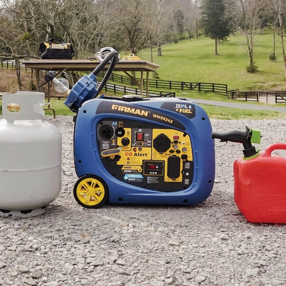 Firman 4000W Dual Fuel Inverter Portable Generator WH03242