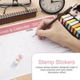 thumbnail image 2 of 1 Roll Vintage Paper Sticker Mushroom DIY Label Retro Stamp Decals for Scrapbooking Planner Album Card Art Craft Diary, 2 of 8