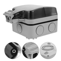 OFFIGAM Outdoor Electrical Enclosure Weatherproof Electrical Box Abs 1Pack