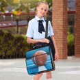thumbnail image 5 of ALAZA Zipper Binder Bag Basketball Blue 3 Ring File Folder Binder Organizer Bag, 5 of 8