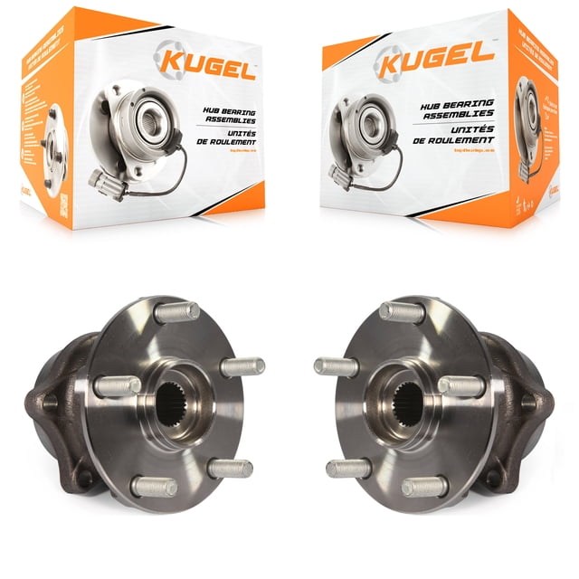 Kugel Rear Wheel Bearing and Hub Assembly Pair for Car Subaru Outback Forester Legacy Ascent - Left Right Side (Driver Passenger) K70-101333