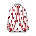 thumbnail image 3 of Elegant Ladybug Print Backpack - Lightweight School Bag, Water-Resistant Laptop Backpack with Multiple Compartments for Women & Teens, 3 of 6