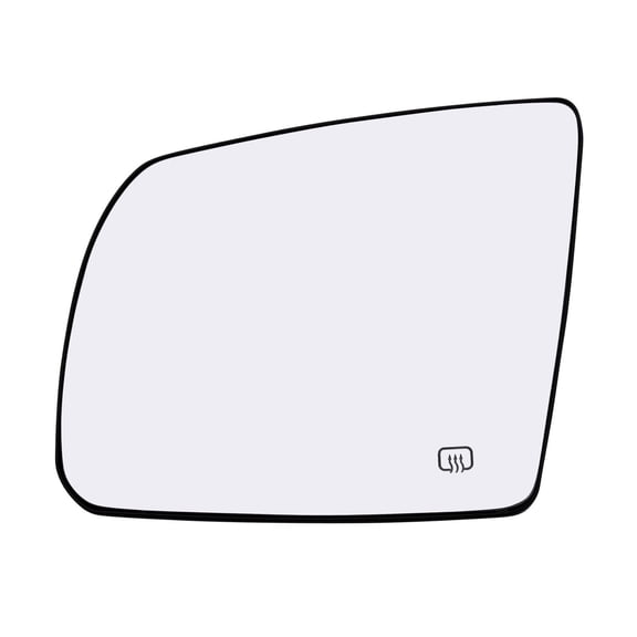 Rugged TUFF Driver Side Mirror Glass Replacement for 2007-2020 Toyota Tundra, 2008-2017 Sequoia (Heat Defrost)