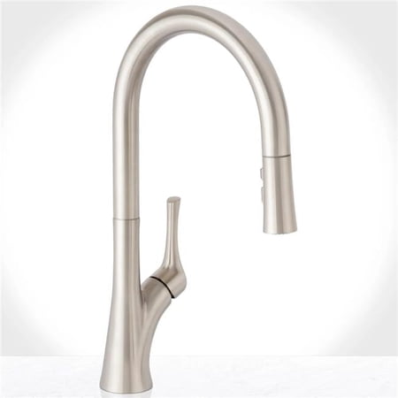 Miseno MNO171LZSS Single Handle Pull Down Kitchen Faucet Stainless Steel