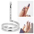 thumbnail image 3 of Finger Nail Ring, Electroplated Copper Jewelry with Plating for Parties Weddings Daily Wear Girlfriends, 3 of 7