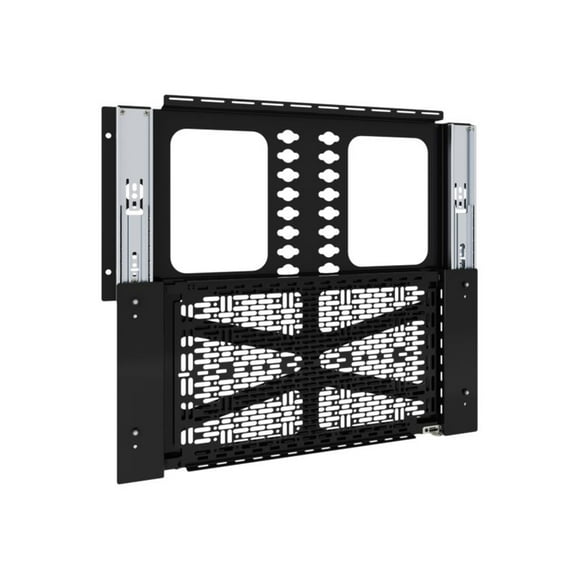 Chief Proximity Component Storage Slide-Lock Panel For AV Systems - Black - Mounting component (Lever Lock plate, component storage slide-lock panel) - for AV System - black - wall-mountable, behind flat-panel
