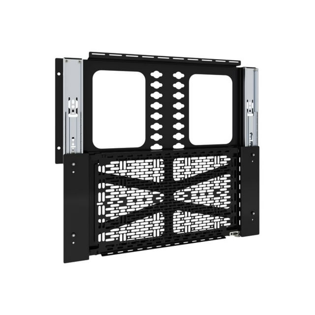 Chief Proximity Component Storage Slide-Lock Panel For AV Systems - Black - Mounting component (Lever Lock plate, component storage slide-lock panel) - for AV System - black - wall-mountable, behind flat-panel