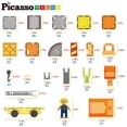 thumbnail image 3 of Bloques de construcción PicassoTiles, azulejos magnéticos, construcción 5 en 1, 3 of 7