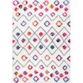 thumbnail image 1 of Tatyana Moroccan Diamond Trellis Shaggy Pink 3' 3" x 5' Area Rug, 1 of 2