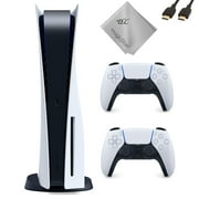 TEC Sony PlayStation - 5 Gaming Console (Disc Version) with One Extra Controller Bundle, PlayStation_PS5 Video Game Console