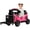 Deep Red, variant on OTTORD 24V UTV 2 Seater Electric Car Vehicles for Big Kids, Black