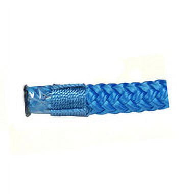 4 Pack of 3/8 Inch x 20 Ft Purple Double Braid Nylon Mooring and Docking Lines