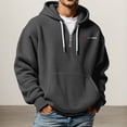 thumbnail image 3 of MHFRRA Sudadera con Capucha, Suave, Cómoda, para Uso Informal Al Aire Libre, Ligera, Deportiva, con Cremallera Negro, 3 of 8