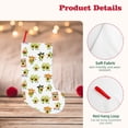 thumbnail image 4 of KLL Kawaii Mexican Avocado for 18" Christmas Stocking Snowman Xmas Stocking Holiday Christmas Decoration Gifts for Family Kids, 4 of 8