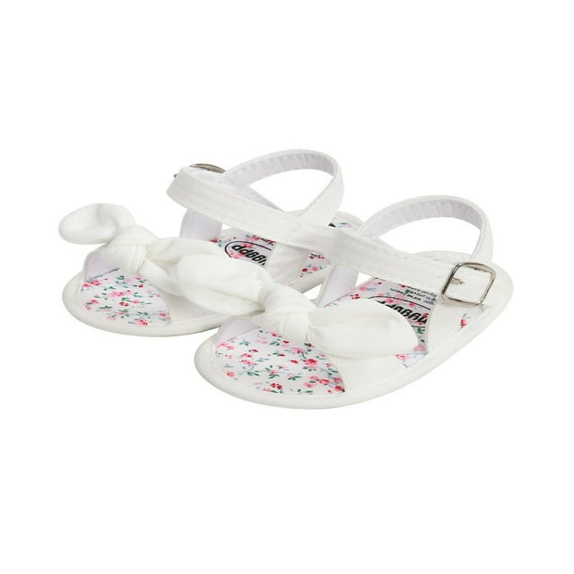 Baby Girls Summer Sandals Anti-Slip Soft Sole Ruffle Flat Shoes