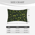 thumbnail image 6 of Bixox Green Branch Olive Printed Pillow Protector,Super Soft Ideal for Home,Guests,Rentals - 14"x20", 6 of 8