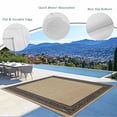 thumbnail image 3 of Black Brown Retro Greek Key Outdoor Rug 6x9 Ft - Reversible Patio Rug Outdoor Camping Rugs, Geometric Greece Ancient Rustic Indoor Outdoor Area Rugs, Non-Slip Outdoor Carpet Runner for Deck/Porch, 3 of 8