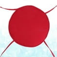 thumbnail image 4 of Round Chair Cushion with Rope Ties for Office/Home/Restaurant (Dark Red), 4 of 5