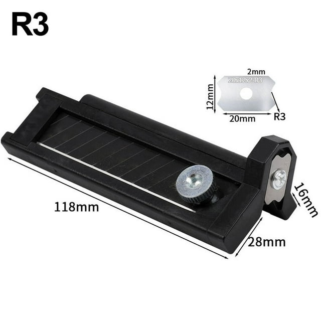 BTOER Woodworking Blade Edge Corner Planer Manual Planer Wood Chamfering Fillet Scraper Board Deburring Tool Edge Banding Arc Trimmer