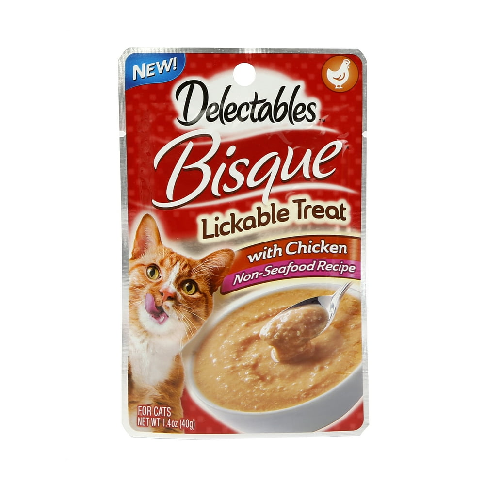 Hartz Delectables NonSeafood Bisque Lickable Wet Cat Treats for Adult