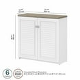 thumbnail image 7 of Scranton & Co Farmhouse Engineered Wood Small Storage Cabinet w/ Doors in White, 7 of 7