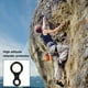 thumbnail image 2 of Yuarrent Descensor de escalada Cuesta abajo Acampar al aire libre Rappel Rescate Ocho anillos Cuerda Rigging Slow Down Protector Negro Type2 NO2 Yuarrent OD020413-01, 2 of 6