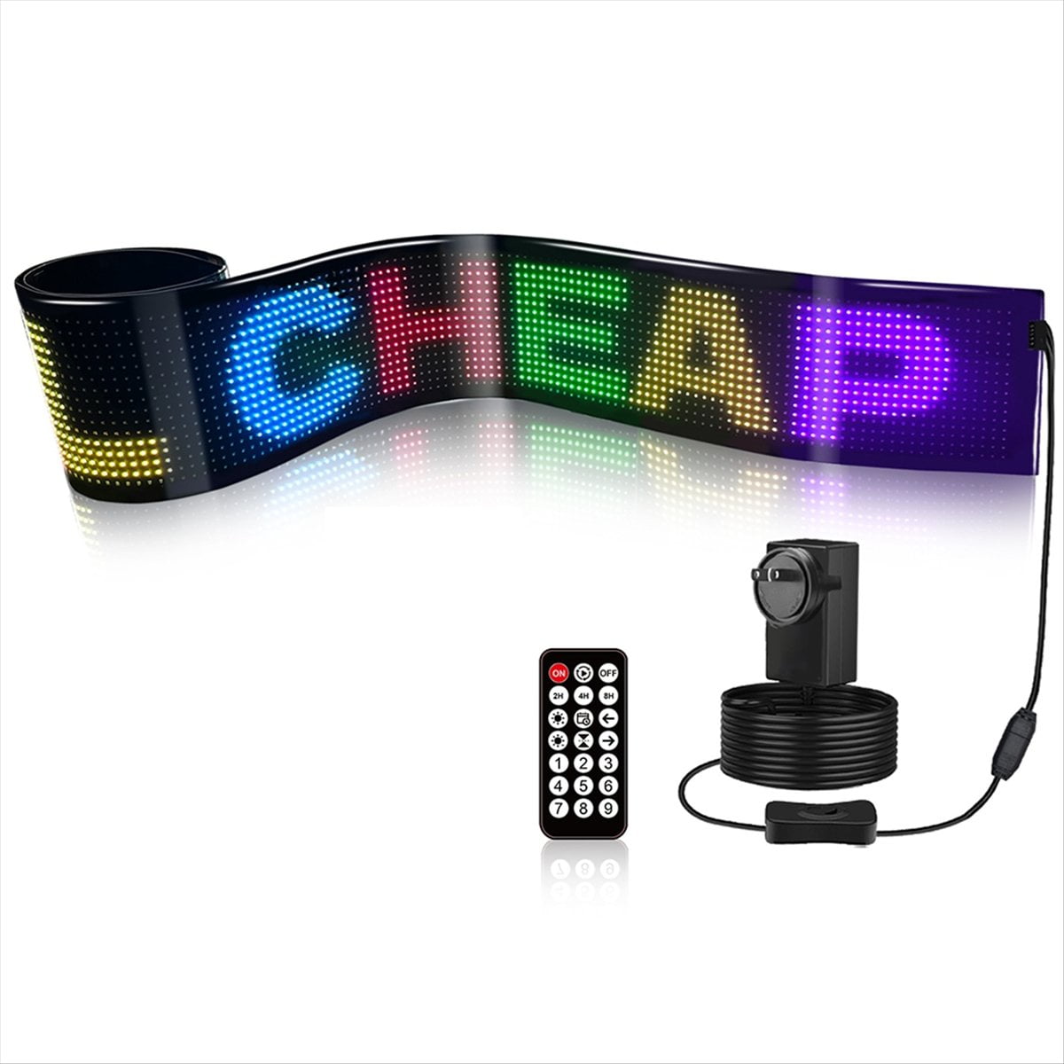 Panel de Luz LED Programable de 16 X 192 LED para CamióN o AutomóVil ...