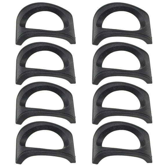 8pcs Resina duradera Ocarina Groove Stands Portátil Resina 6-agujero Ocarina Titulares