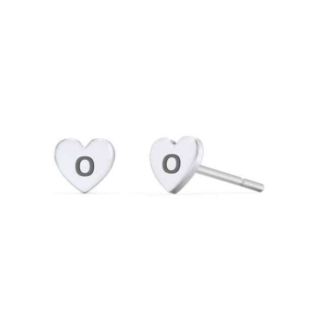 Initial Stud Earrings