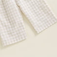 thumbnail image 7 of HWJAD Toddler Baby Girls Ruffle Sleeveless Smocked Romper One Piece Gingham Jumpsuit Summer Outfits Clothes, 7 of 7