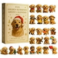 thumbnail image 2 of Golden Retriever Advent Calendar, Fun Golden Retriever Advent Calendar 2025, 24 Days Christmas Countdown with Cute Dog Decorations, Festive Holiday Decorations and Gift, for Dog Lovers, 2 of 11