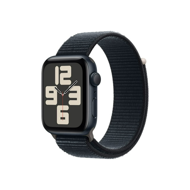 Apple Watch SE2 44mm GPS Midnight Aluminum Case with Midnight Loop