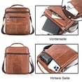 thumbnail image 3 of Bolso de hombro de cuero para hombre, bolso de hombro de cuero genuino, bolso de muñeca, bolso de hombro para hombre, bolso bandolera, bolsos de mensajero, regalo para hombres, 3 of 5