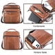 thumbnail image 3 of Bolso de hombro de cuero para hombre, bolso de hombro de cuero genuino, bolso de muñeca, bolso de hombro para hombre, bolso bandolera, bolsos de mensajero, regalo para hombres, 3 of 5