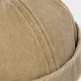 thumbnail image 4 of Slccxzc Brimless Hats for Men Womens Skullcap Mens Vintage Docker Beanie Cap Washed Cotton Rolled Cuff Harbour Hat, 4 of 7