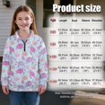 thumbnail image 7 of Uorisanigo Pink Turtle Girls Half Zip Cropped Pullover Sweatshirt Oversized Long Sleeve Lapel Zipper Sweatshirts Lightweight Quarter Zip Pullover Sweatshirts Cropped Hoodies, 7 of 7