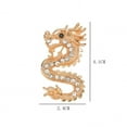 thumbnail image 6 of Hyasfey Rhinestone Dragon Brooch Pin for Women Chinese Zodiac Dragon Brooch Collar Pin Fashion Clothing Coat Jewelry Party Accessories, 6 of 8